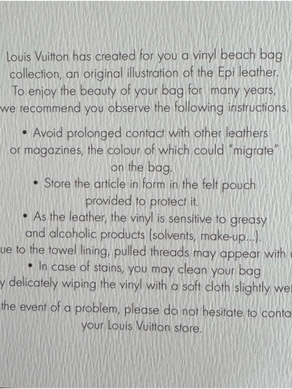 Louis Vuitton Epi Plage Mini Lagoon Bay Tote Bag w/Dust Bag and COA - Picture 14 of 16